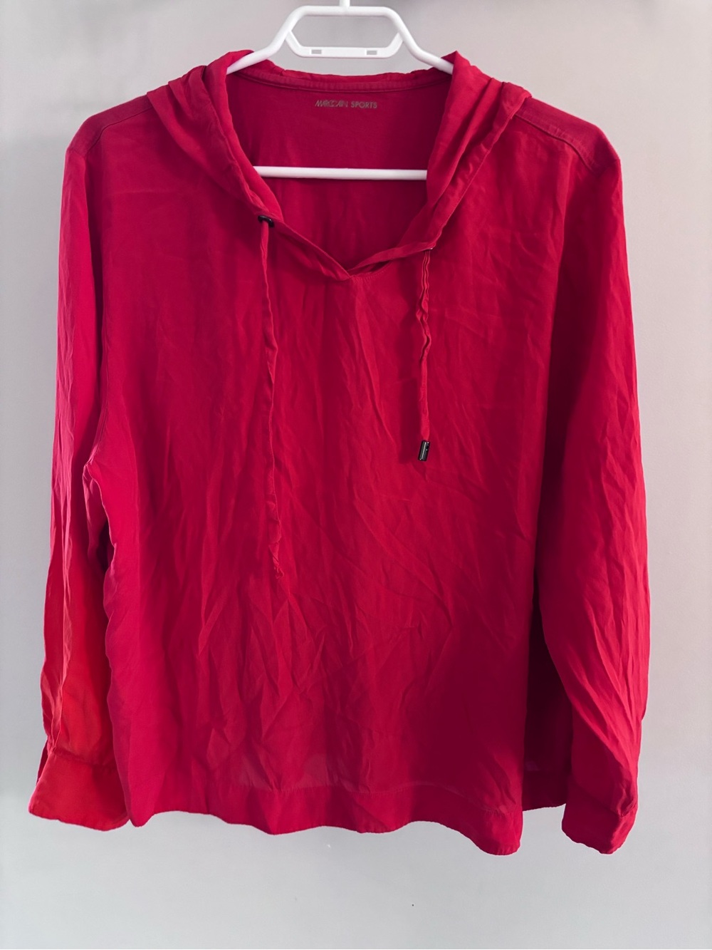 Marc Cain Sports Red Hooded Women's Top